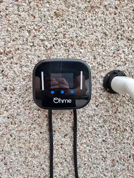 Ohme electric vehicle charger installation